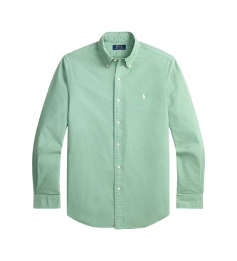 Polo Ralph Lauren Custom Fit Oxfordhemd, garngefärbt, grün