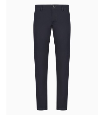 A|X Armani Exchange Logo-Hose marineblau