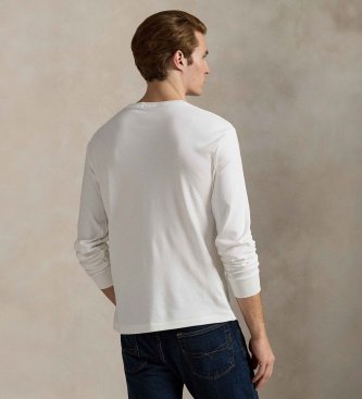 Polo Ralph Lauren Maglietta di cotone Custom Slim Fit bianca