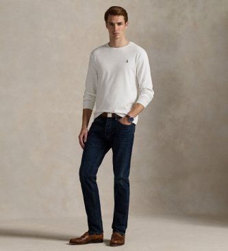 Polo Ralph Lauren Maglietta di cotone Custom Slim Fit bianca