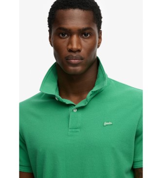 Superdry Polo Classic Pique verde