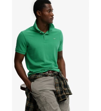 Superdry Polo Classic Pique verde