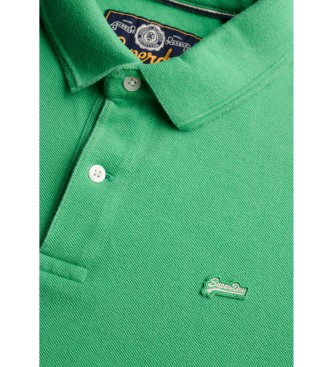 Superdry Polo Classic Pique verde
