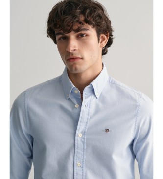 Gant Oxfordskjorta Slim Fit stretch blå