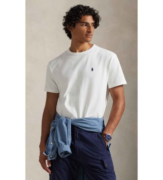 Polo Ralph Lauren T-Shirt aus schwerem Strickstoff Classic Fit weiß