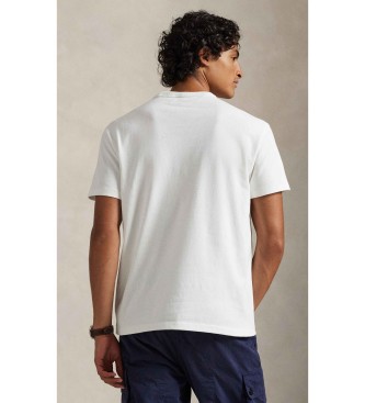 Polo Ralph Lauren T-Shirt aus schwerem Strickstoff Classic Fit weiß