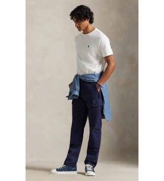 Polo Ralph Lauren T-Shirt aus schwerem Strickstoff Classic Fit weiß