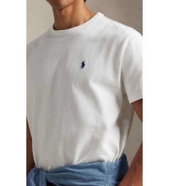 Polo Ralph Lauren T-Shirt aus schwerem Strickstoff Classic Fit weiß