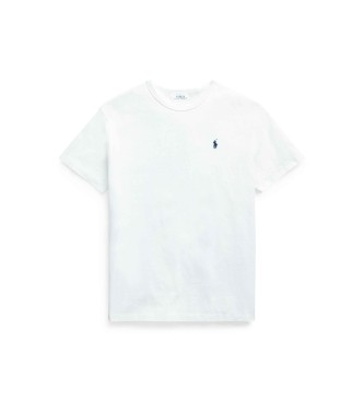 Polo Ralph Lauren T-Shirt aus schwerem Strickstoff Classic Fit weiß