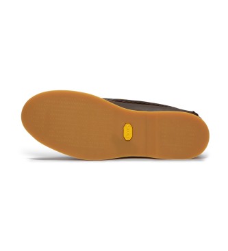 Timberland Náuticos Crafted de pele castanha