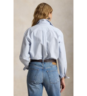 Polo Ralph Lauren Oxfordskjorte i bomuld Relaxed Fit blå