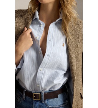 Polo Ralph Lauren Oxfordskjorte i bomuld Relaxed Fit blå