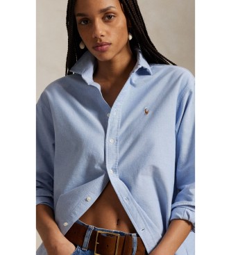 Polo Ralph Lauren L'iconica camicia oxford Relaxed Fit blu