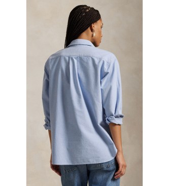 Polo Ralph Lauren L'iconica camicia oxford Relaxed Fit blu