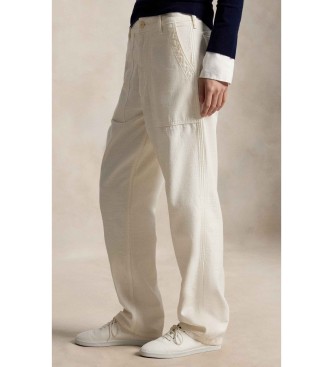 Polo Ralph Lauren Calça Ricky beige claro