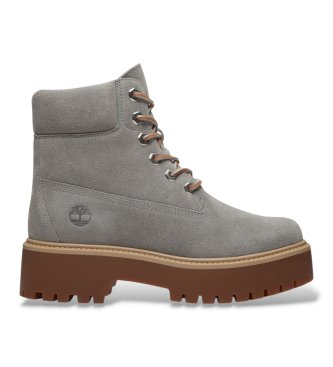 Timberland Botas de pele Stone Street cinza