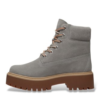 Timberland Botas de pele Stone Street cinza