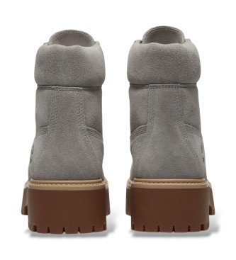 Timberland Botas de pele Stone Street cinza