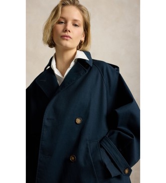 Polo Ralph Lauren Ballonjas van katoenen keper marineblauw