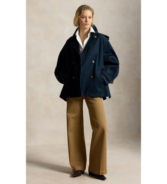 Polo Ralph Lauren Ballonjas van katoenen keper marineblauw