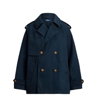 Polo Ralph Lauren Ballonjas van katoenen keper marineblauw