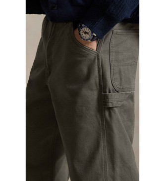 Polo Ralph Lauren Calça de carpinteiro de lona da Polo cinzenta