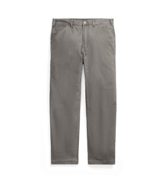 Polo Ralph Lauren Calça de carpinteiro de lona da Polo cinzenta