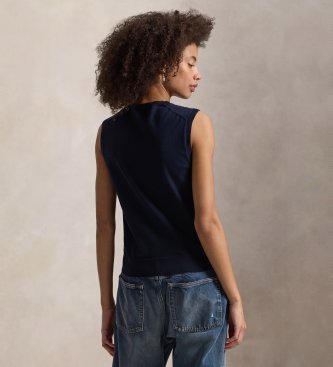 Polo Ralph Lauren Mouwloze trui marineblauw