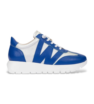 Wonders Chaussures en cuir Odisei 76 blanc, bleu