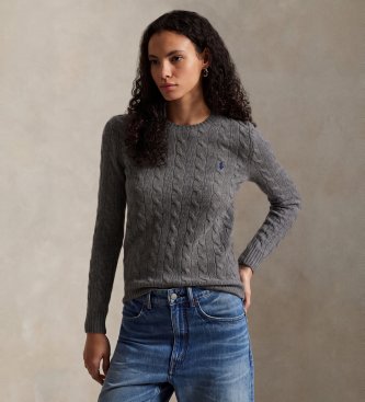 Polo Ralph Lauren Jersey de lana y cachemira gris