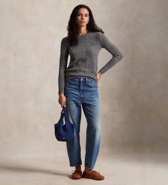 Polo Ralph Lauren Jersey de lana y cachemira gris