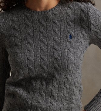 Polo Ralph Lauren Jersey de lana y cachemira gris