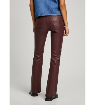 Pepe Jeans Jean Flare Hw bordeaux