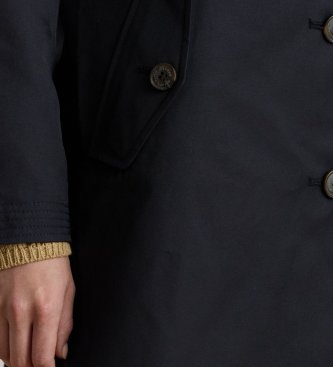 Lauren Ralph Lauren Casaco escocês de mistura de algodão marinho
