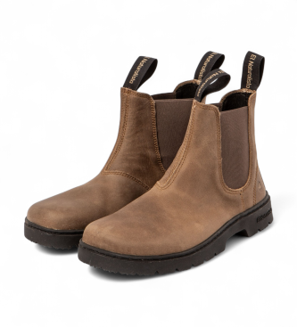 El Naturalista Leren enkellaarsjes N5262 beige