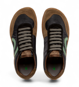 El Naturalista Leren sneakers N5435A Oroel zwart