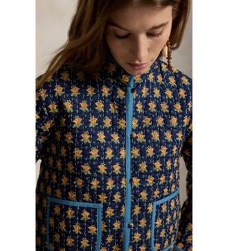 Polo Ralph Lauren Casaco reversível acolchoado de algodão marinho