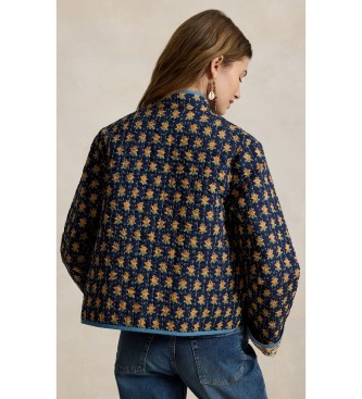 Polo Ralph Lauren Casaco reversível acolchoado de algodão marinho
