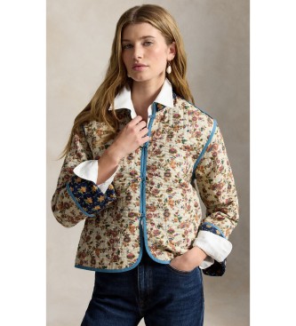 Polo Ralph Lauren Casaco reversível acolchoado de algodão marinho