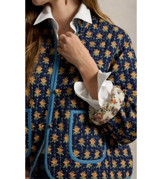 Polo Ralph Lauren Casaco reversível acolchoado de algodão marinho