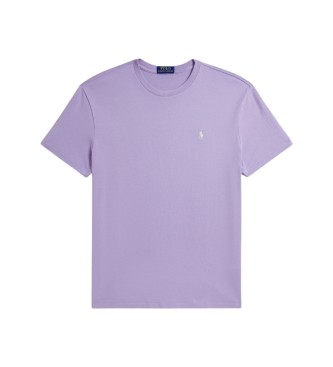 Polo Ralph Lauren Strick-T-Shirt Classic Fit Lila