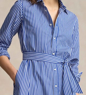 Polo Ralph Lauren Robe Chemisier bleue