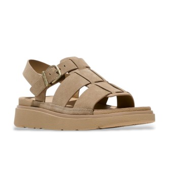 Fitflop Sandálias de pele Gen Fisherman marrom