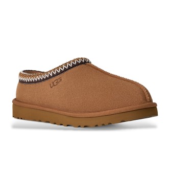UGG Tasman II Brown Leather Slippers