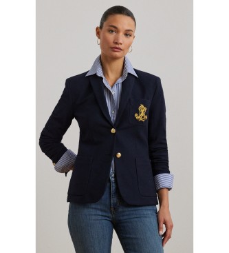 Lauren Ralph Lauren Blazer en jacquard torsadé marine