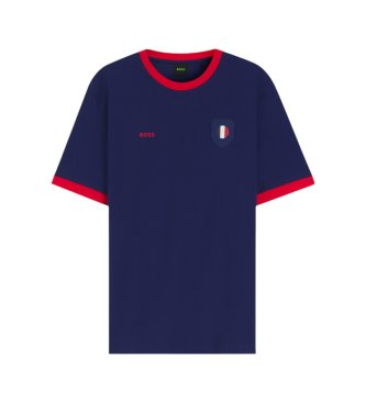 BOSS Camiseta con bandera azul