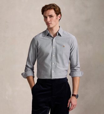 Polo Ralph Lauren La icónica camisa oxford gris