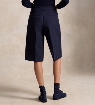 Polo Ralph Lauren Pantalon Beaton en coton et laine marine