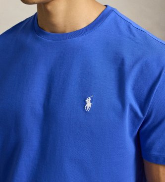 Polo Ralph Lauren Camiseta de punto Custom Slim Fit azul medio