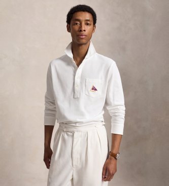 Polo Ralph Lauren Polo in piqué ricamato Classic Fit bianco